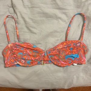 LA hearts Pacsun paisley bikini top